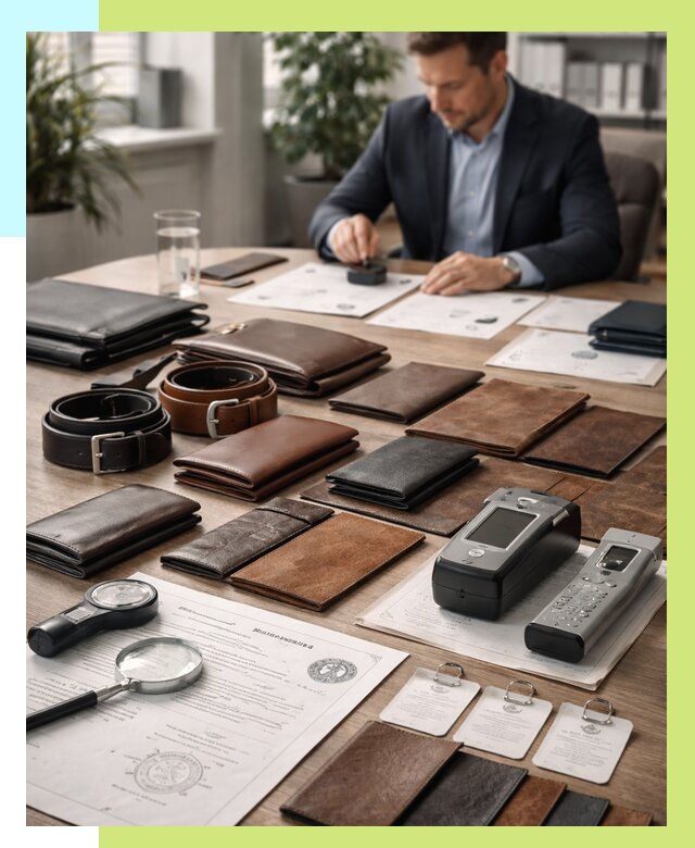 Сертификация кожаных изделий в Рассказове от 12258 р. | Алешин-Рсз