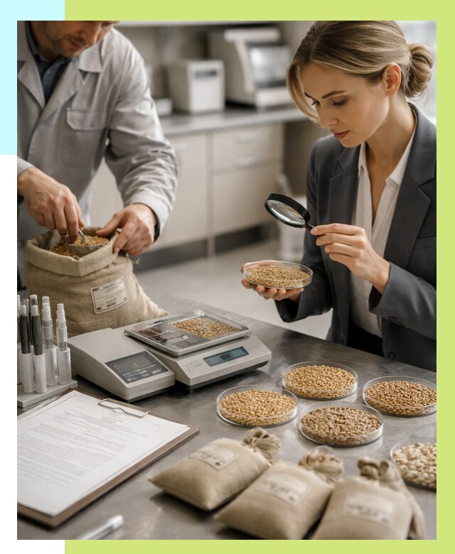 Сертификация зерна в Рассказове по цене от 15323 р. | Алешин-Рсз