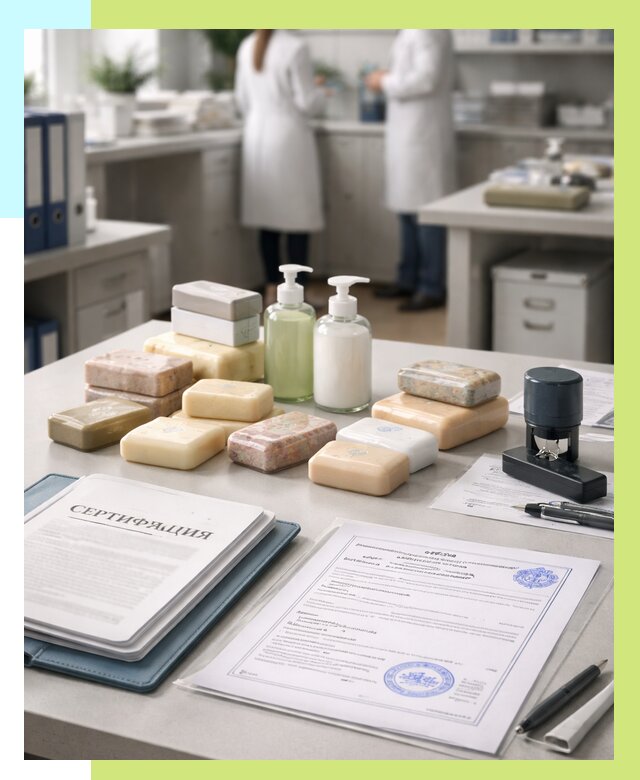 Сертификация мыла и сертификат на мыло в Рассказове от 12258 | Алешин-Рсз