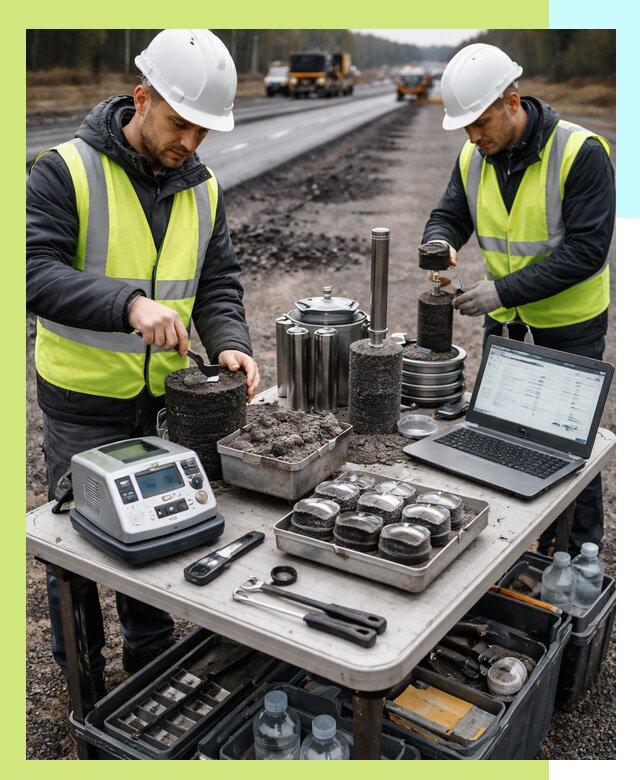 Сертификация асфальта: испытания и подтверждение в Рассказове