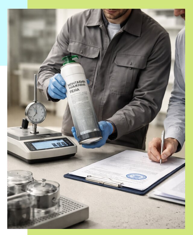 Сертификация монтажной пены в Рассказове от 15323 р. | Алешин-Рсз