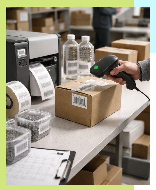Штрихкодирование продукции и маркировка для продажи в Рассказове