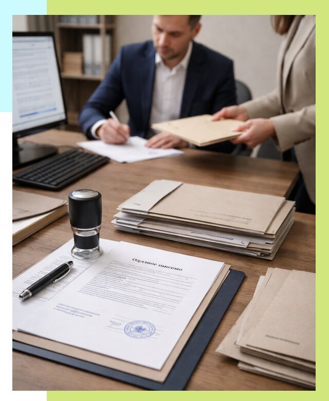 Отказное письмо для таможни в Рассказове от 3065 р, Алешин-Рсз