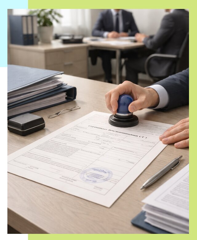 Сертификат происхождения СТ 1 в Рассказове от 4597 р. | Алешин-Рсз