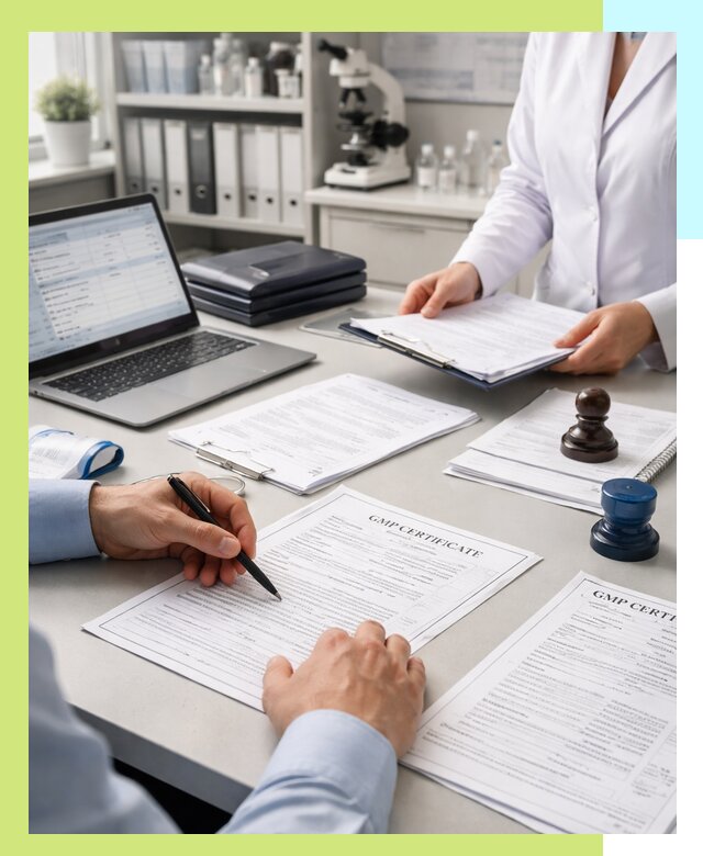 Оформление сертификата GMP в Рассказове для фармпроизводства