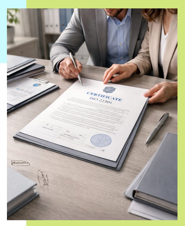 Сертификат ISO 22301 в Рассказове от 45968 р. | Алешин-Рсз срочно