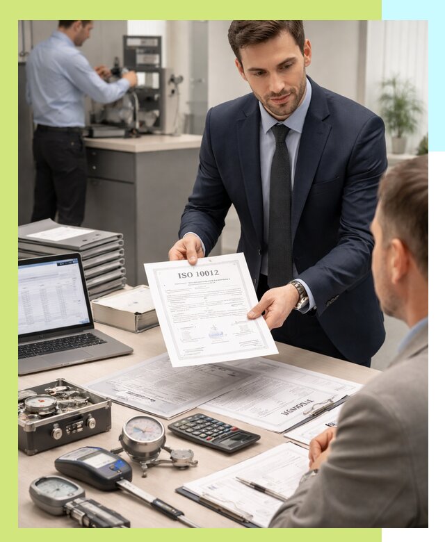 Выдача сертификата ISO 10012 по требованиям метрологии в Рассказове
